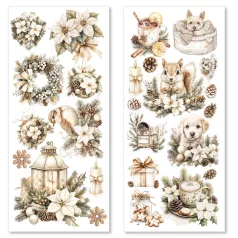   Ciao Bella Art Sticker Matrica készlet 12x26 cm Winter Season (5 ív)