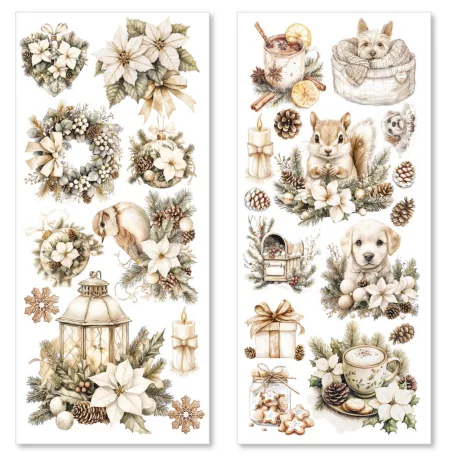 Ciao Bella Art Sticker Matrica készlet 12x26 cm Winter Season (5 ív)