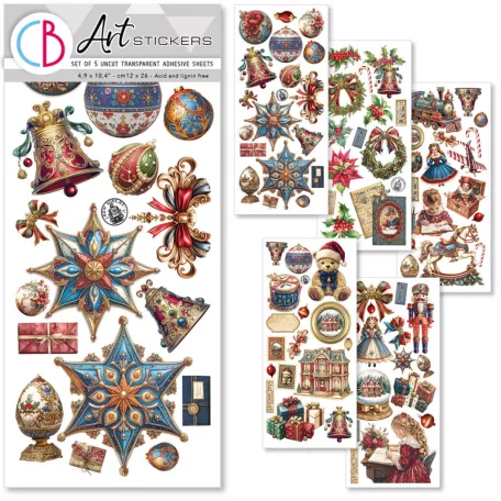 Ciao Bella Art Sticker Matrica készlet 12x26 cm Toy Shop (5 ív)