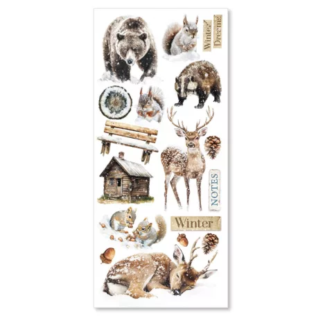 Ciao Bella Art Sticker Matrica készlet 12x26 cm Forest Tales (5 ív)