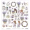 Mintay Papers Lavender Dream Scrapbook kivágíóív  12" (30 cm) 1 ív
