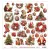 Mintay Papers Vintage Christmas Scrapbook kivágíóív 12" (30 cm) 1 ív