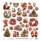 Mintay Papers Vintage Christmas Scrapbook kivágíóív 12" (30 cm) 1 ív