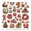Mintay Papers Vintage Christmas Scrapbook kivágíóív 12" (30 cm) 1 ív