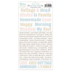   Mintay Papers Cottage Heart Matrica Paper Stickers Words  1 csomag