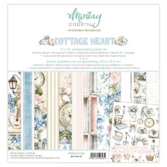   Mintay Papers Cottage Heart Scrapbook papírkészlet  Collection Set 12" (30 cm) 12 lap