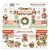 Mintay Papers Chipboard 12" (30 cm) - Chipboard Ephemera Sheet - Holly Jolly (1 ív)