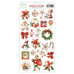   Mintay Papers Holly Jolly Matrica Paper Stickers Elements  1 csomag
