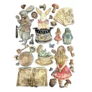Stamperia Alice in Christmas Szilikon öntőforma A5 Gingerbreads Silicon Mould (1 db)