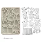 Stamperia Alice in Christmas Szilikon öntőforma A5 Gingerbreads Silicon Mould (1 db)
