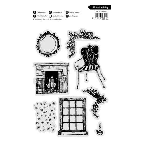 Szilikonbélyegző Scene building Art by Marlene Clear Stamps (1 csomag)