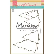   Marianne Design stencil A4 erdő – Craft Stencil A4 Forest (1 csomag)