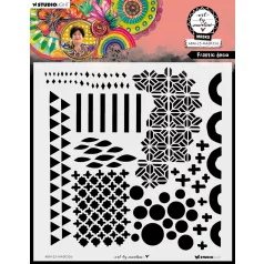 Stencil Frantic deco Art by Marlene Masks (1 db)