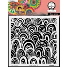 Stencil Deco waves Art by Marlene Masks (1 db)