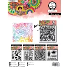 Stencil Deco waves Art by Marlene Masks (1 db)