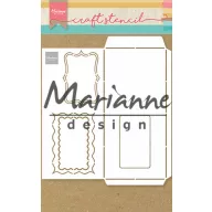 Marianne Design stencil Keskeny boríték (1 csomag)