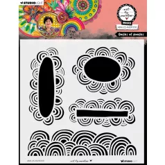 Stencil Doodles of doodles Art by Marlene Masks (1 db)