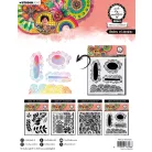 Stencil Doodles of doodles Art by Marlene Masks (1 db)