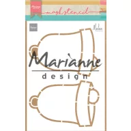 Marianne Design stencil Karácsonyi harangok (1 csomag)