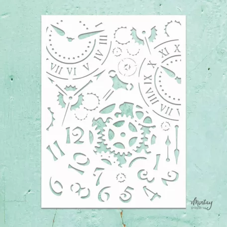 Mintay Papers Stencil 6x8" (15x20 cm) - Mixed 7 - Kreativa Stencil (1 db)