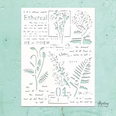   Mintay Papers Stencil 6x8" (15x20 cm) - Mixed 8 - Kreativa Stencil (1 db)