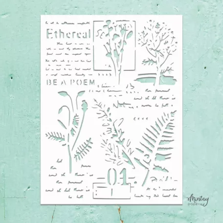 Mintay Papers Stencil 6x8" (15x20 cm) - Mixed 8 - Kreativa Stencil (1 db)