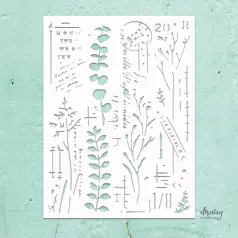   Mintay Papers Stencil 6x8" (15x20 cm) - Mixed 9 - Kreativa Stencil (1 db)