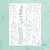 Mintay Papers Stencil 6x8" (15x20 cm) - Mixed 9 - Kreativa Stencil (1 db)