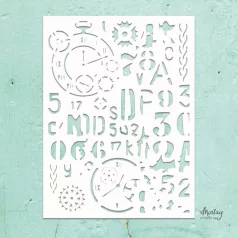   Mintay Papers Stencil 6x8" (15x20 cm) - Mixed 10 - Kreativa Stencil (1 db)
