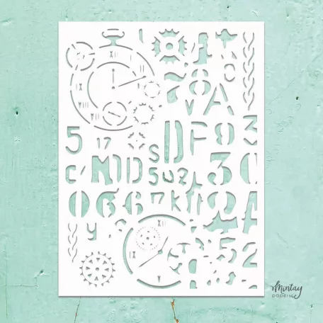 Mintay Papers Stencil 6x8" (15x20 cm) - Mixed 10 - Kreativa Stencil (1 db)