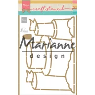 Marianne Design stencil Homokvár (1 csomag)