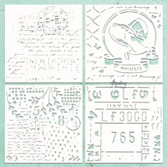   Mintay Papers Chipboard 12" (30 cm) - Pattern 3 - Chippies Decor (1 ív)