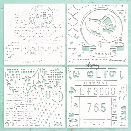 Mintay Papers Chipboard 12" (30 cm) - Pattern 3 - Chippies Decor (1 ív)