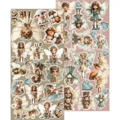   Craft O'Clock Kivágóív Sprites Of Harmony Sprites Extras to Cut Set (18 ív)