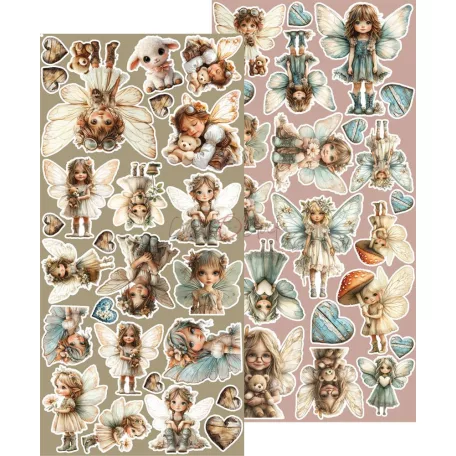 Craft O'Clock Kivágóív Sprites Of Harmony Sprites Extras to Cut Set (18 ív)