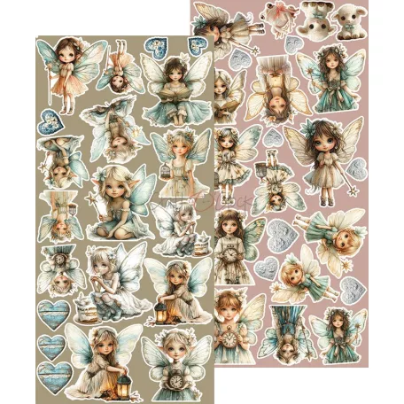 Craft O'Clock Kivágóív Sprites Of Harmony Sprites Extras to Cut Set (18 ív)