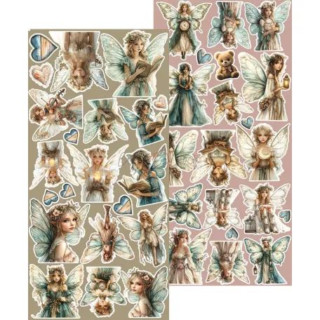 Craft O'Clock Kivágóív Sprites Of Harmony Sprites Extras to Cut Set (18 ív)