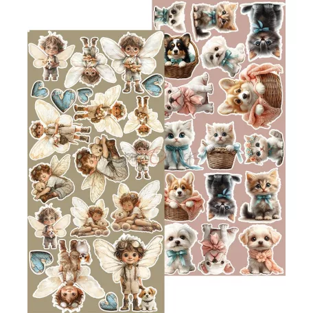 Craft O'Clock Kivágóív Sprites Of Harmony Sprites Extras to Cut Set (18 ív)