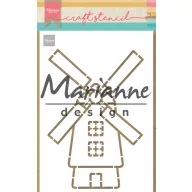 Marianne Design stencil Szélmalom (1 csomag)