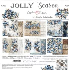 Craft O'Clock Scrapbook papírkészlet 12" (30 cm) Jolly Season Paper Collection Set (6 ív)