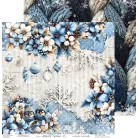 Craft O'Clock Scrapbook papírkészlet 12" (30 cm) Jolly Season Paper Collection Set (6 ív)