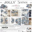 Craft O'Clock Scrapbook papírkészlet 6" (15 cm) Jolly Season Paper Collection Set (24 ív)