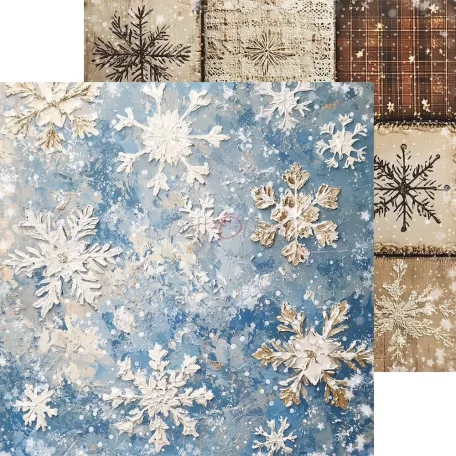 Craft O'Clock Scrapbook papírkészlet 6" (15 cm) Jolly Season Paper Collection Set (24 ív)