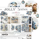 Craft O'Clock Scrapbook papírkészlet 6" (15 cm) Jolly Season Paper Collection Set (24 ív)