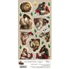 Craft O'Clock Kivágóív Silent Night – Oh, Christmas Night Extras to Cut Set (1 ív)