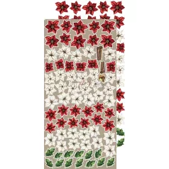   Craft O'Clock Kivágóív Oh, Christmas Night Flowers & More Extras to Cut Set (18 ív)