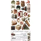 Craft O'Clock Kivágóív Oh, Christmas Night Christmas Extras to Cut Set (18 ív)