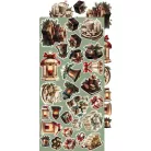 Craft O'Clock Kivágóív Oh, Christmas Night Christmas Extras to Cut Set (18 ív)