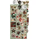 Craft O'Clock Kivágóív Oh, Christmas Night Christmas Extras to Cut Set (18 ív)