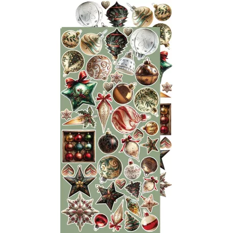 Craft O'Clock Kivágóív Oh, Christmas Night Christmas Extras to Cut Set (18 ív)